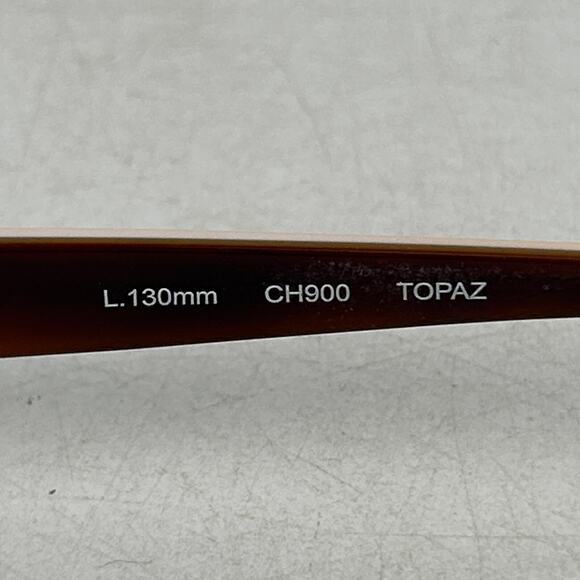 Cole Haan Ch900 Eyeglasses Topaz Unisex Adult Brown Metal Half‎ Rim 53-17-130mm - Picture 10 of 13
